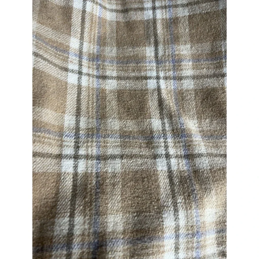 PRINCESS POLLY Mila Plaid Oversized Flannel Button-up Shirt Shacket Size 0 - Picture 6 of 8